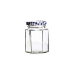 Kilner Twist Top Hexagonal Jar (Blue) | 3.7oz
