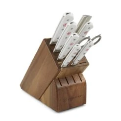 Wusthof Classic White 9-Piece Set | Acacia