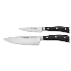 Wusthof Classic Ikon 2-Piece Prep Knife Set | Paring & Cook's Knives
