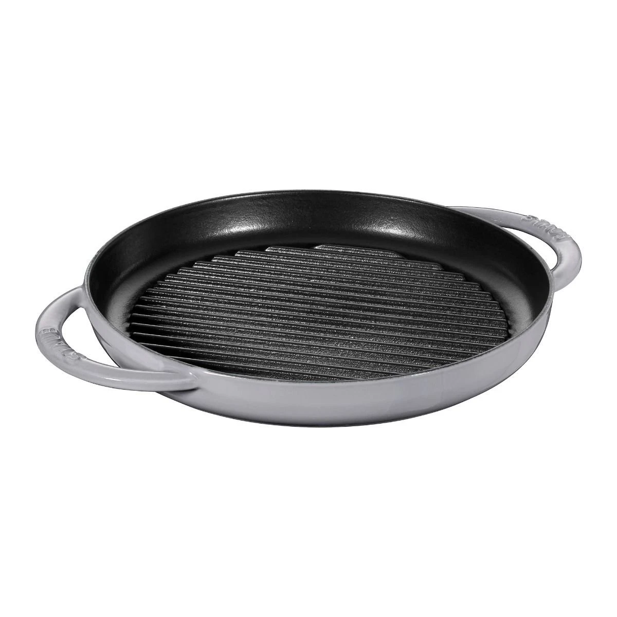 Staub 10" Cast Iron Pure Grill Pan | Graphite Grey