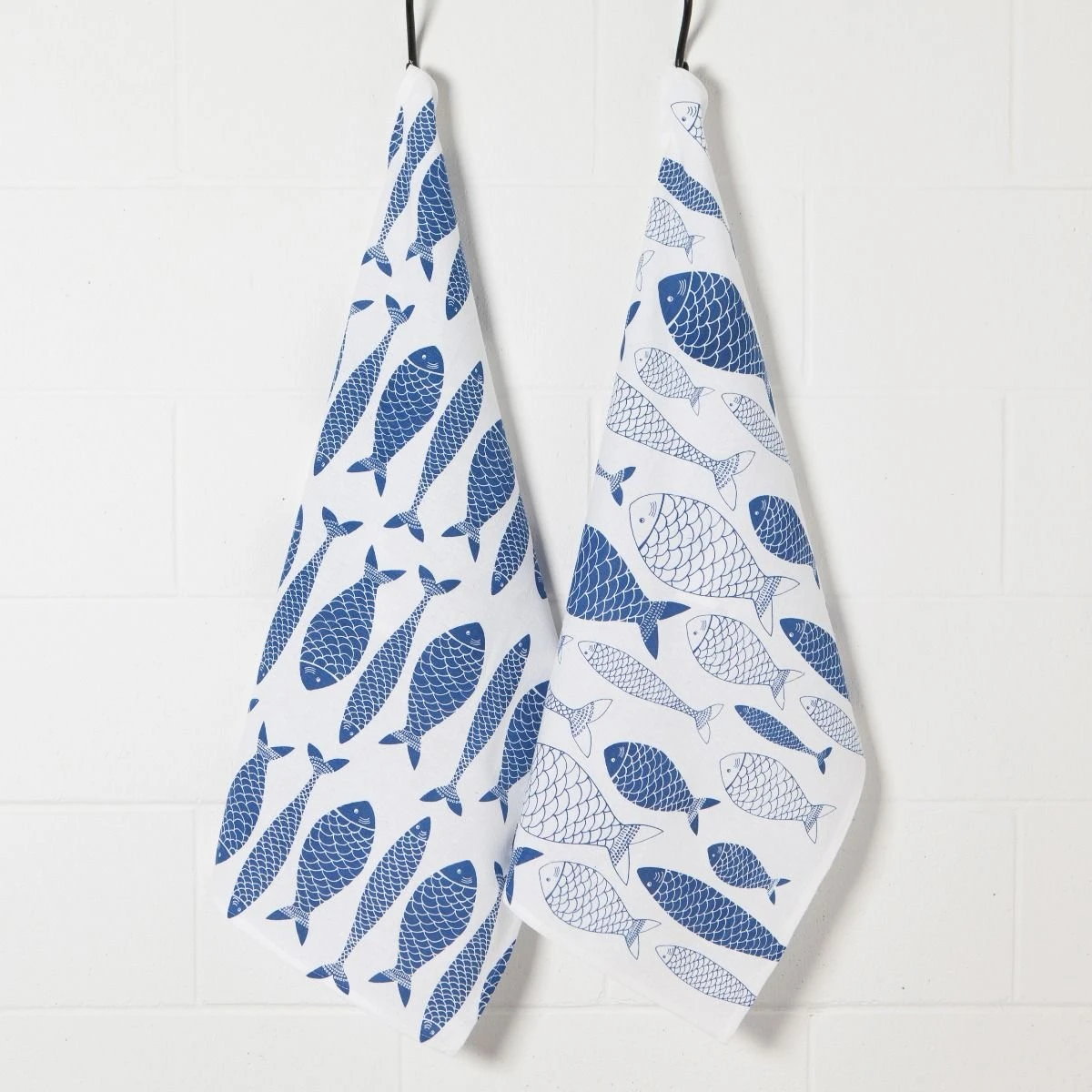 Now Designs By Danica Floursack Dishtowels (Set Of 2) | Royal Blue Fish Market - Image 5
