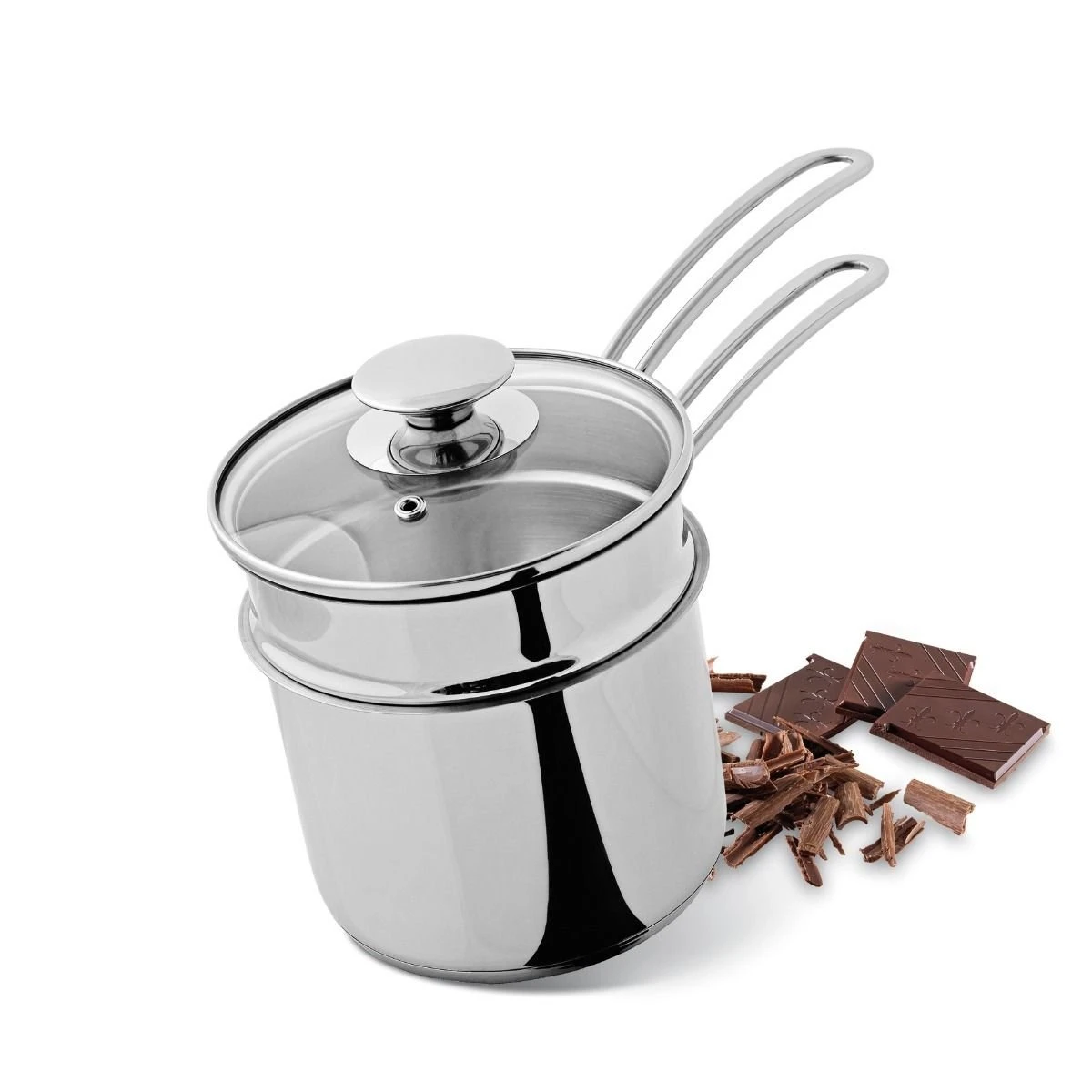 Frieling Mini Double Boiler With Glass Lid | 1.6-Quart - Image 5