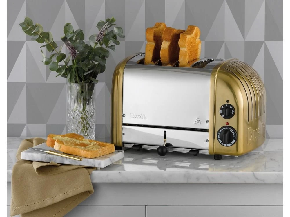 Dualit NewGen Classic 2-Slice Toaster | Brass - Image 2