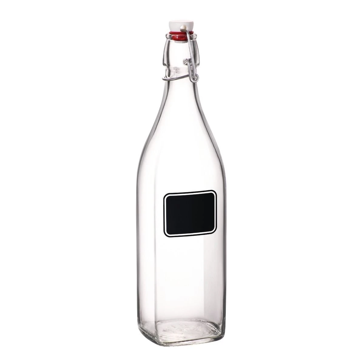 Bormioli Rocco 33.75oz Swing Top Glass Bottle With Chalkboard Label