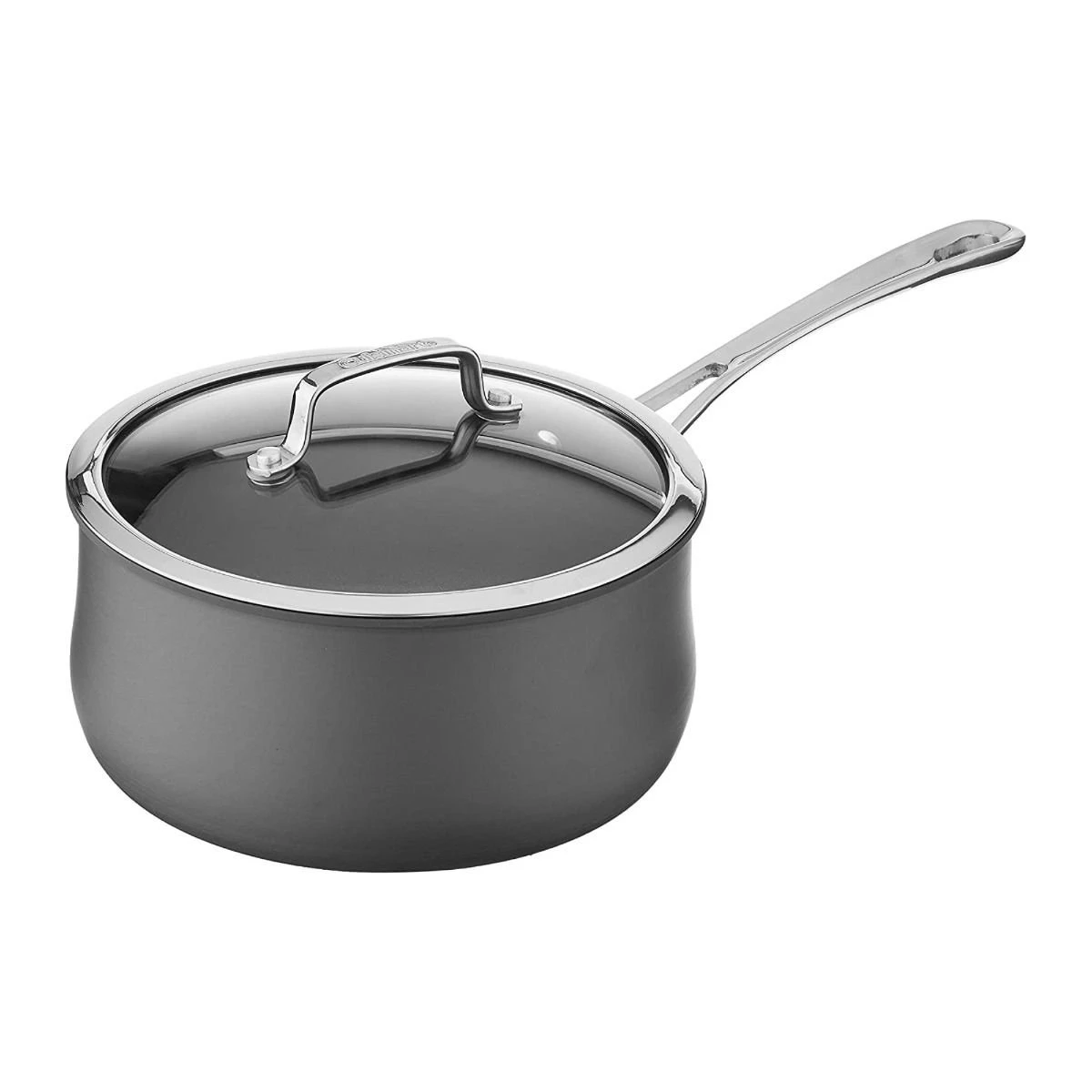 Cuisinart Contour Hard Anodized Saucepan With Cover | 3 Qt.