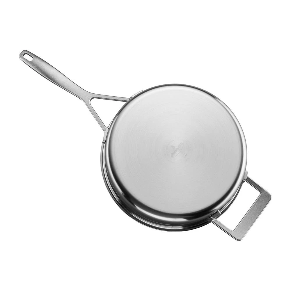 Demeyere Industry 3 Quart 5-Ply Stainless Steel Saute Pan - Image 3