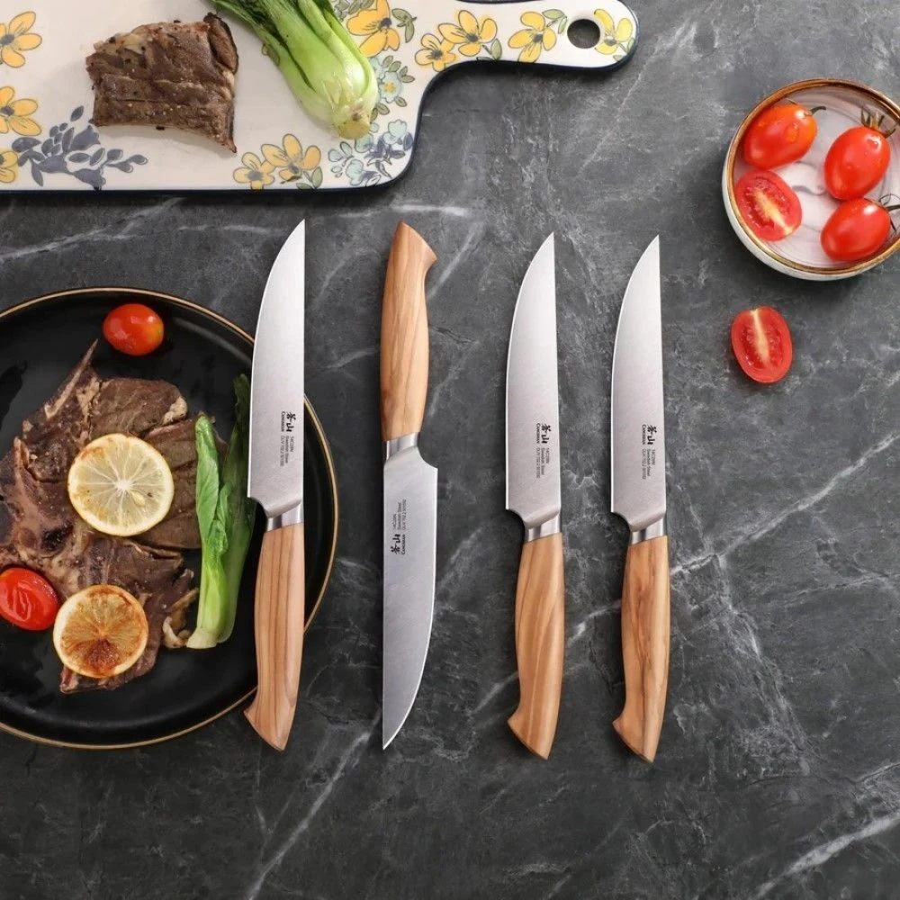 Cangshan Cutlery Oliv Series 4 Piece Steak Knife Set - Image 4