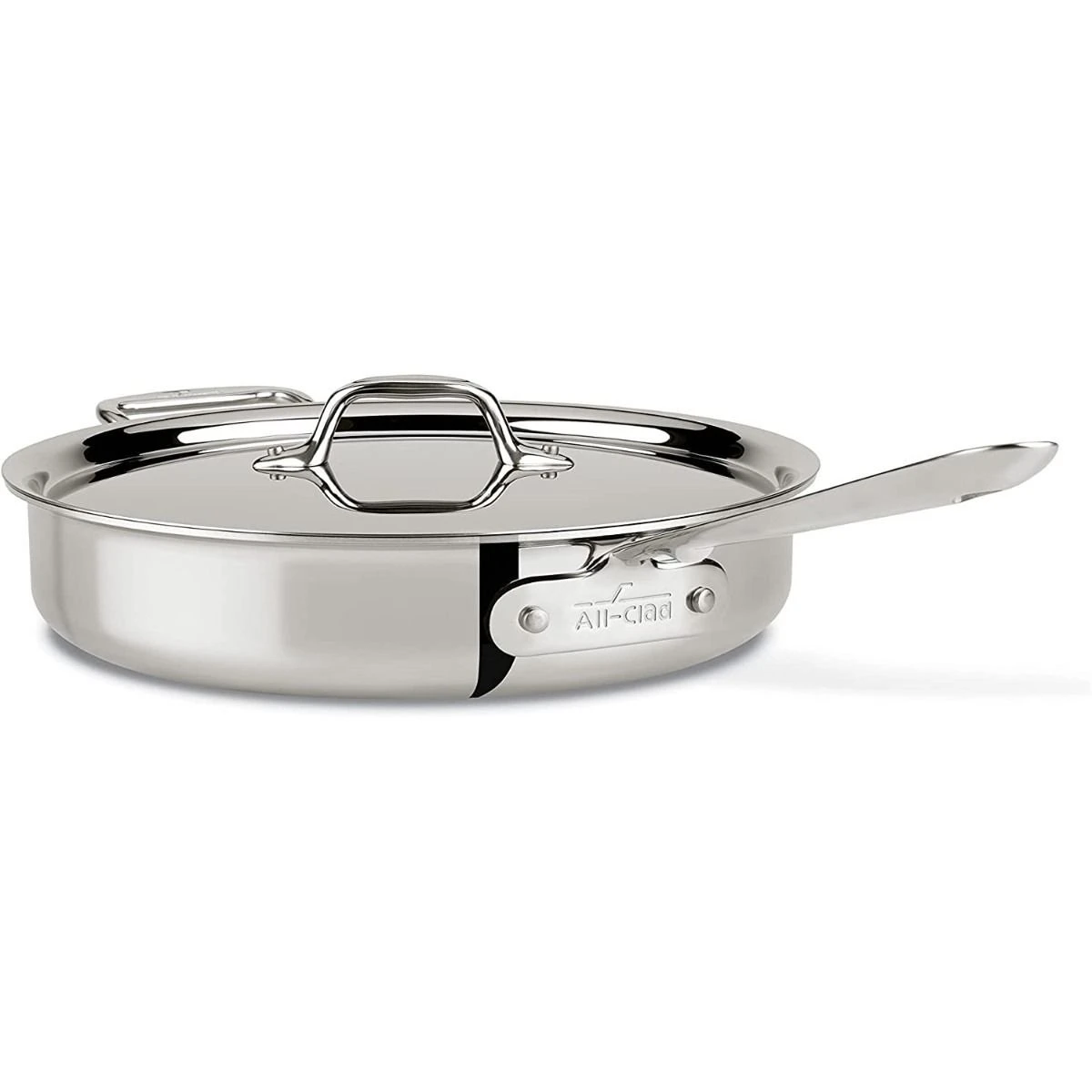 All-Clad D3 Stainless Steel 3-Quart Sauce Pan With Lid