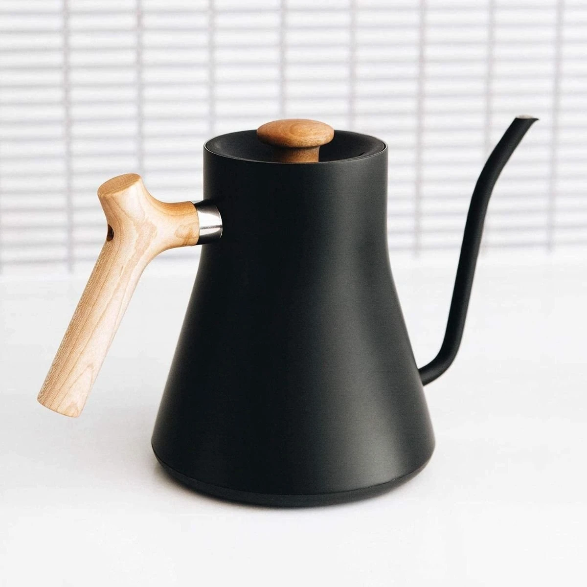 Fellow Stagg EKG Electric Pour Over Kettle | Matte Black & Maple - Image 2