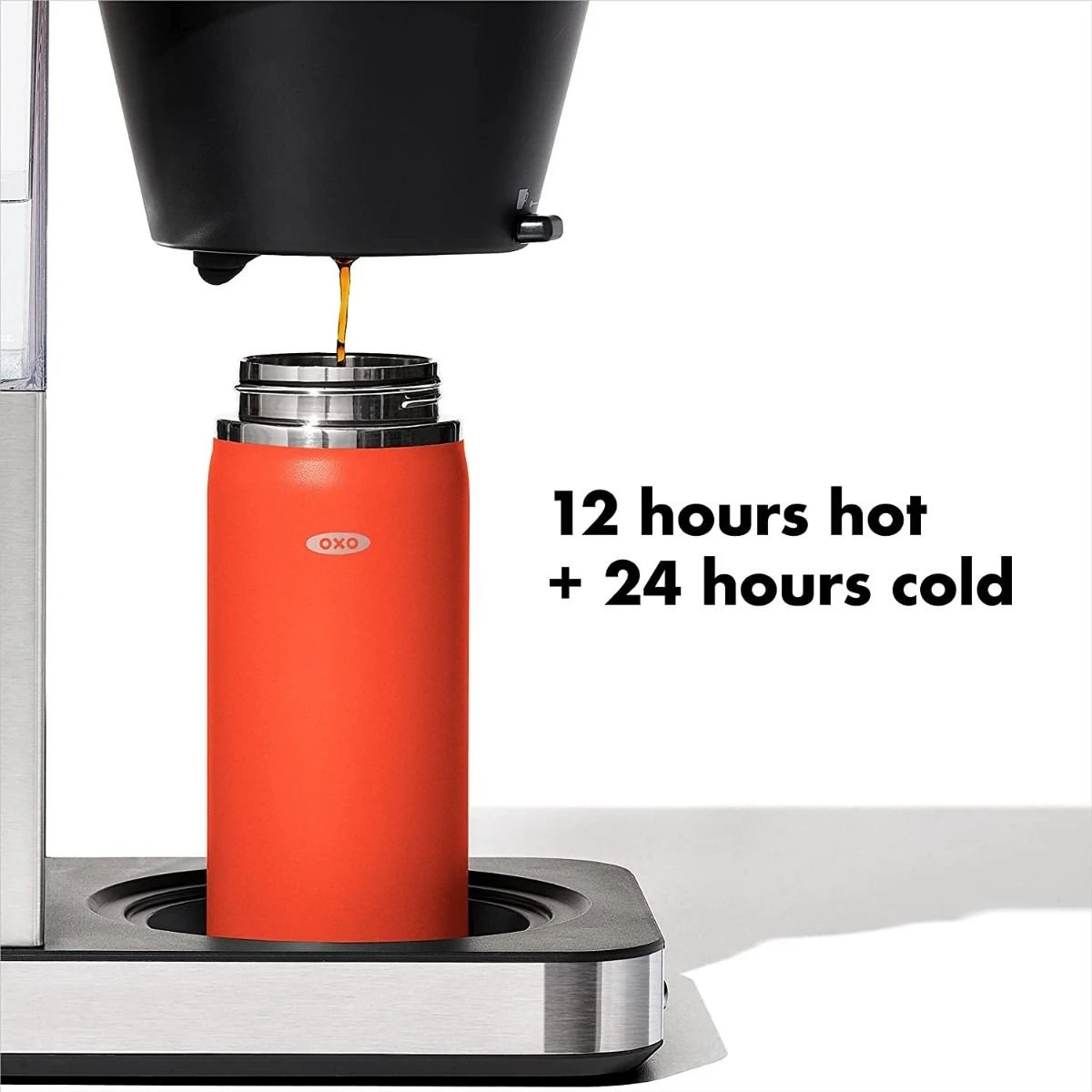 OXO Good Grips 16oz Thermal Mug Water Bottle | Terra Cotta - Image 3