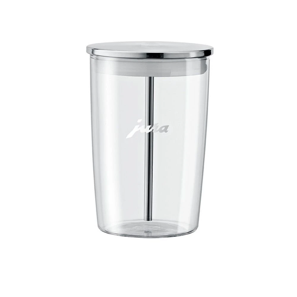 Jura ENA 8 Signature Line Automatic Coffee & Espresso Machine With Touch Screen | Massive Aluminum + Smart Connect + Glass Milk Container + Replacement Water Filter & Descaling Tabs - Image 4