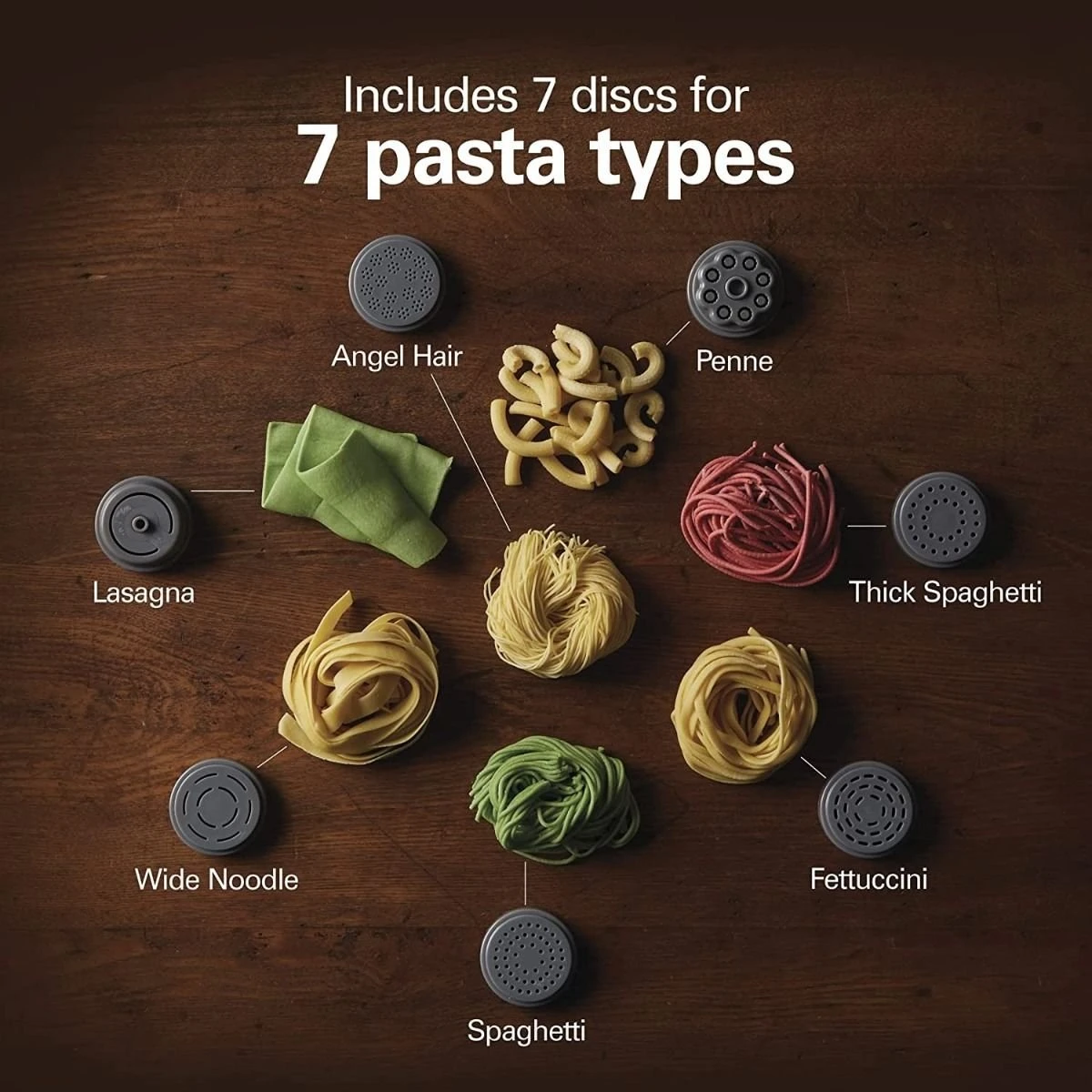 Hamilton Beach Electric Pasta & Noodle Maker | White - Image 7