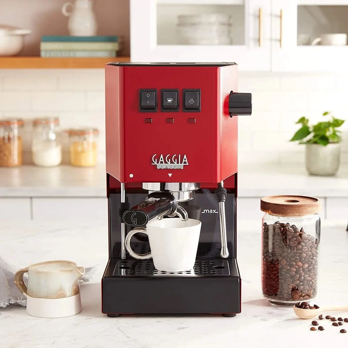 Gaggia Classic Pro Espresso Machine | Cherry Red - Image 4