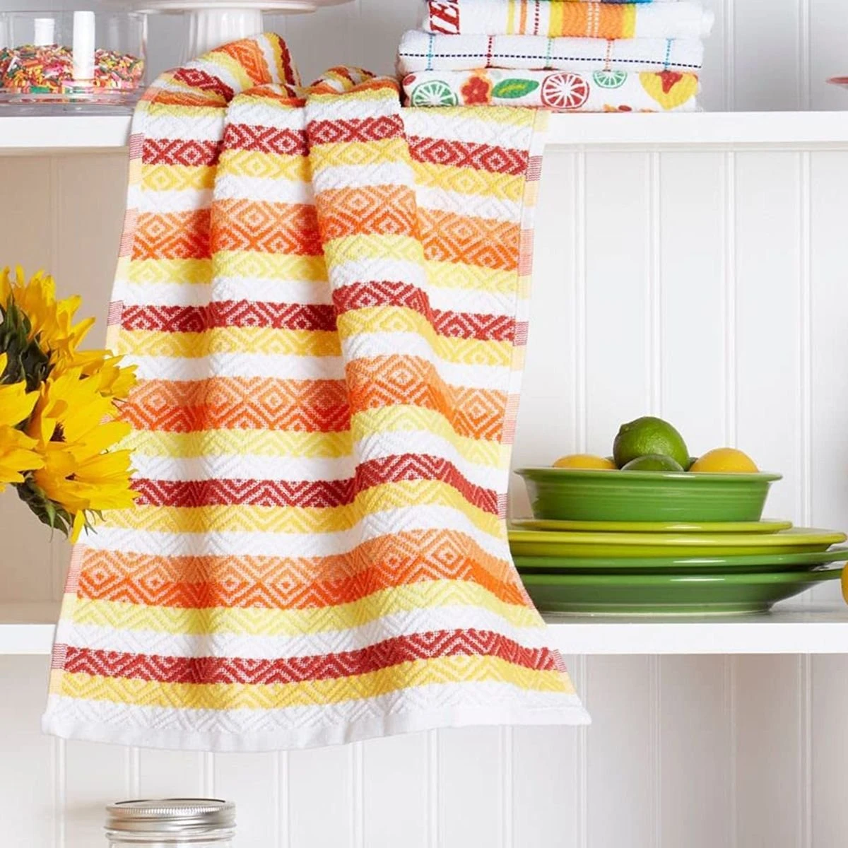 Fiesta® 16" X 28" Kitchen Towel | Diamonte Warm - Image 4