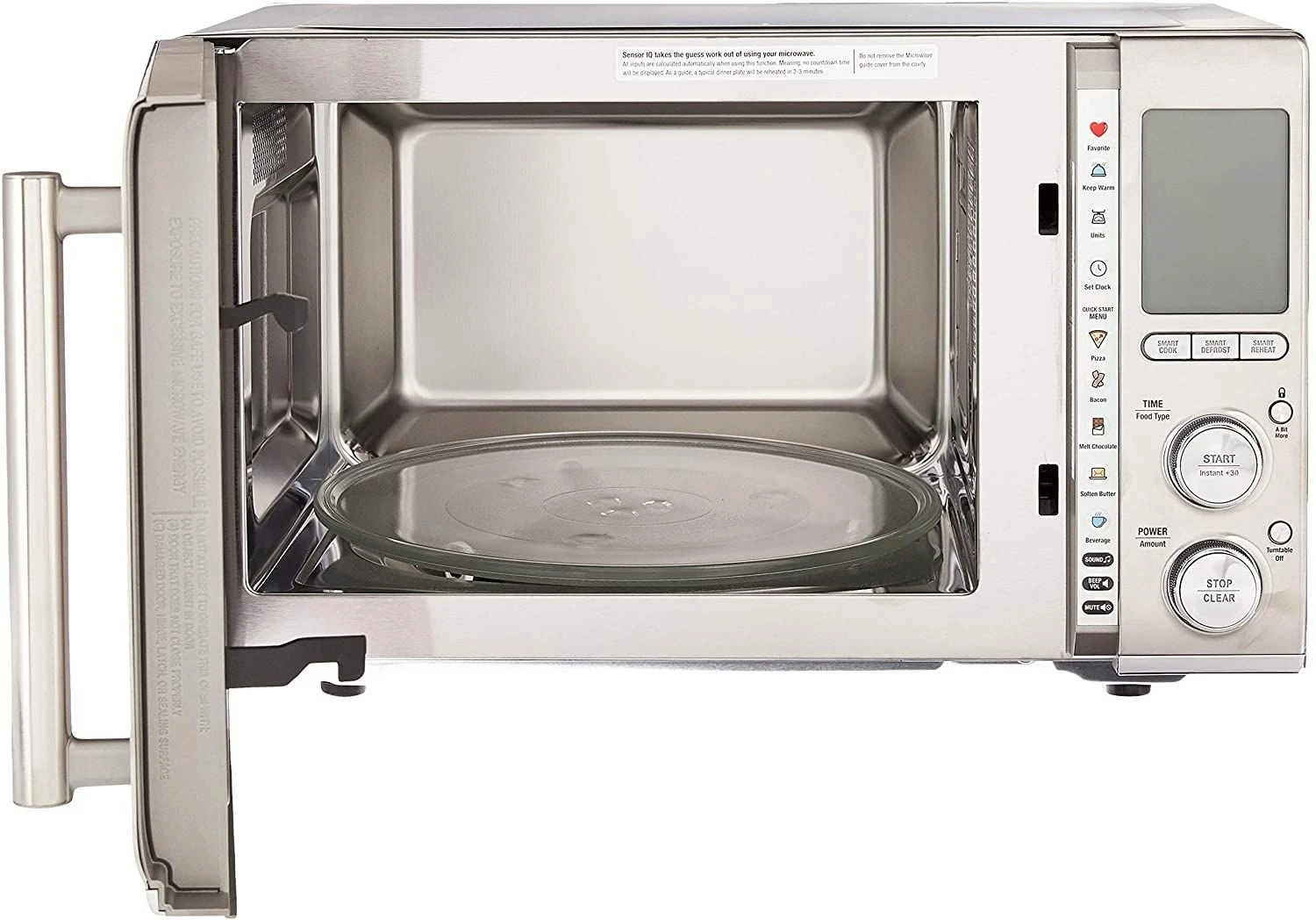 Breville The Smooth Wave Countertop Microwave Oven | Brushed Stainless Steel - Image 3