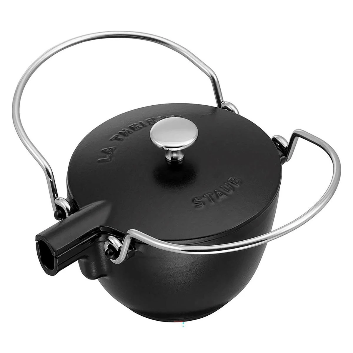 Staub 1 Qt. Round Tea Kettle | Matte Black - Image 4