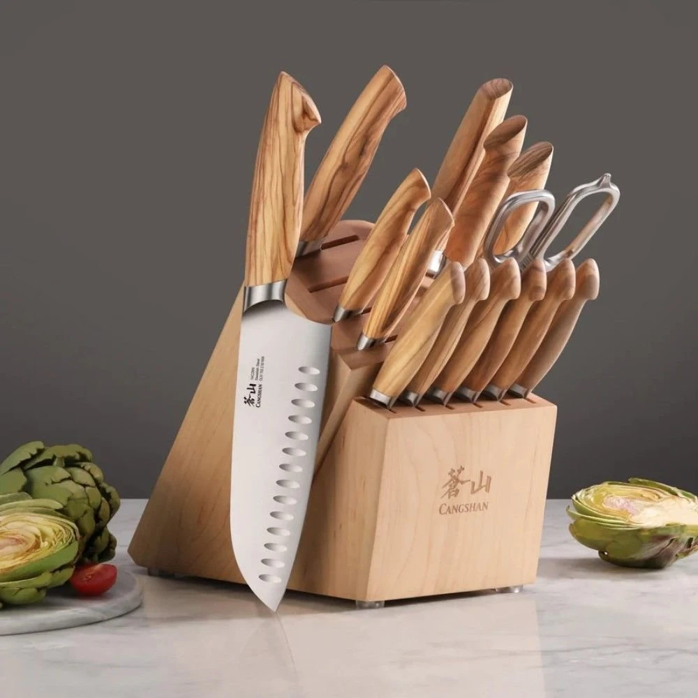 Cangshan Cutlery Oliv Series 15-Piece Knife Block Set - Image 5