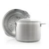 Chantal Induction 21 Stock Pot With Pasta/Steamer Insert + Glass Lid | 8 Qt.