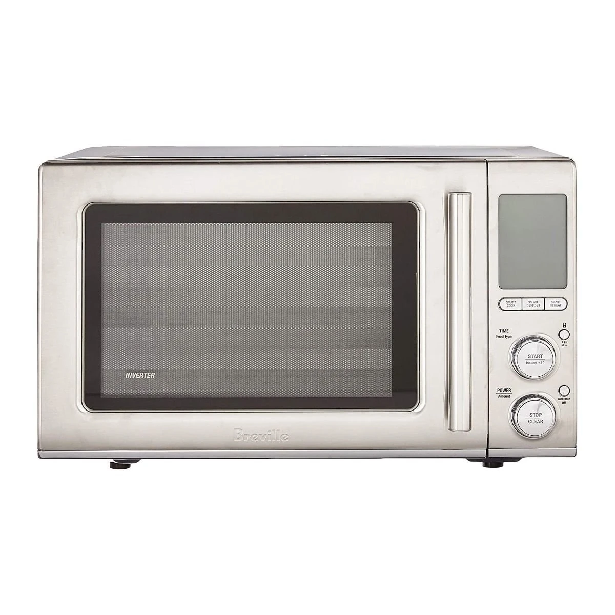 Breville The Smooth Wave Countertop Microwave Oven | Brushed Stainless Steel