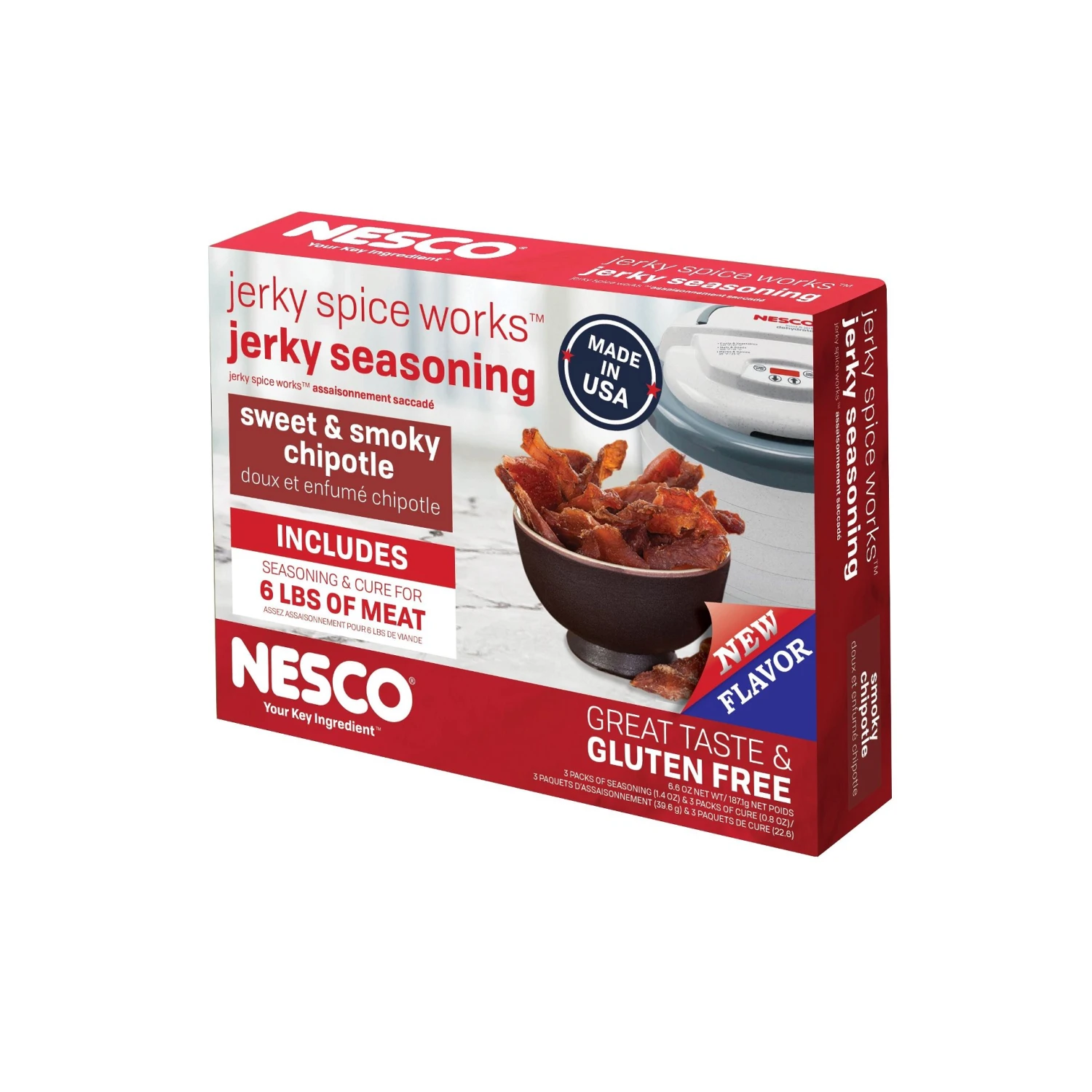 NESCO Jerky Seasoning | Sweet & Smoky Chipotle (3 Pack) - Image 2