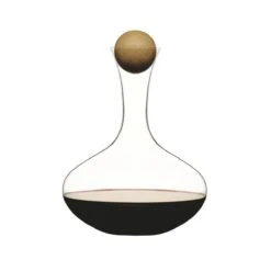 Sagaform Red Wine Carafe With Oak Stopper