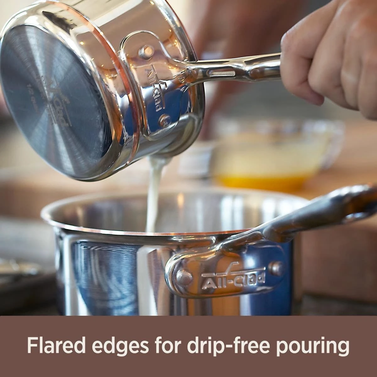 All-Clad Copper Core 5-Ply Bonded Stainless Steel Stock Pot | 8 Qt. - Image 5