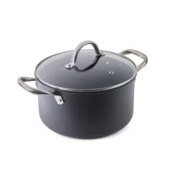 Cuisipro Easy-Release Hard Anodized Stock Pot | 6 Qt.