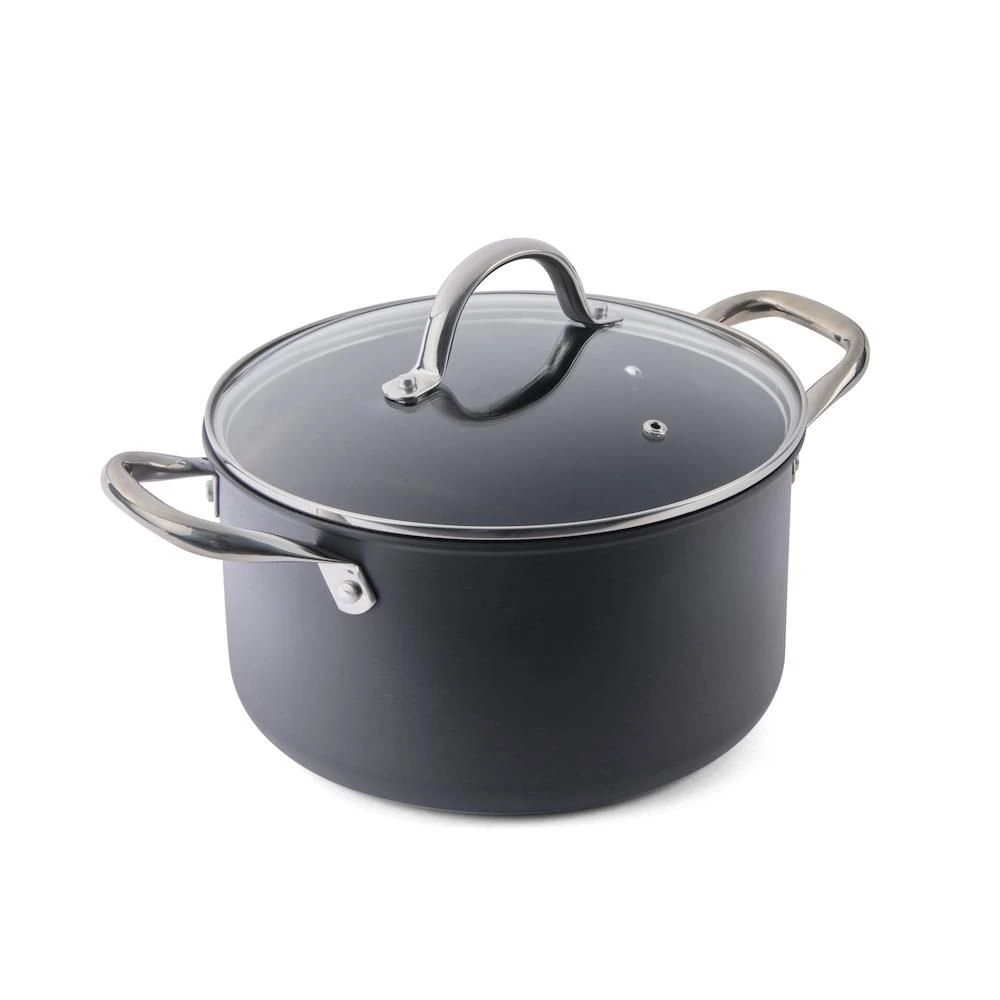 Cuisipro Easy-Release Hard Anodized Stock Pot | 6 Qt.