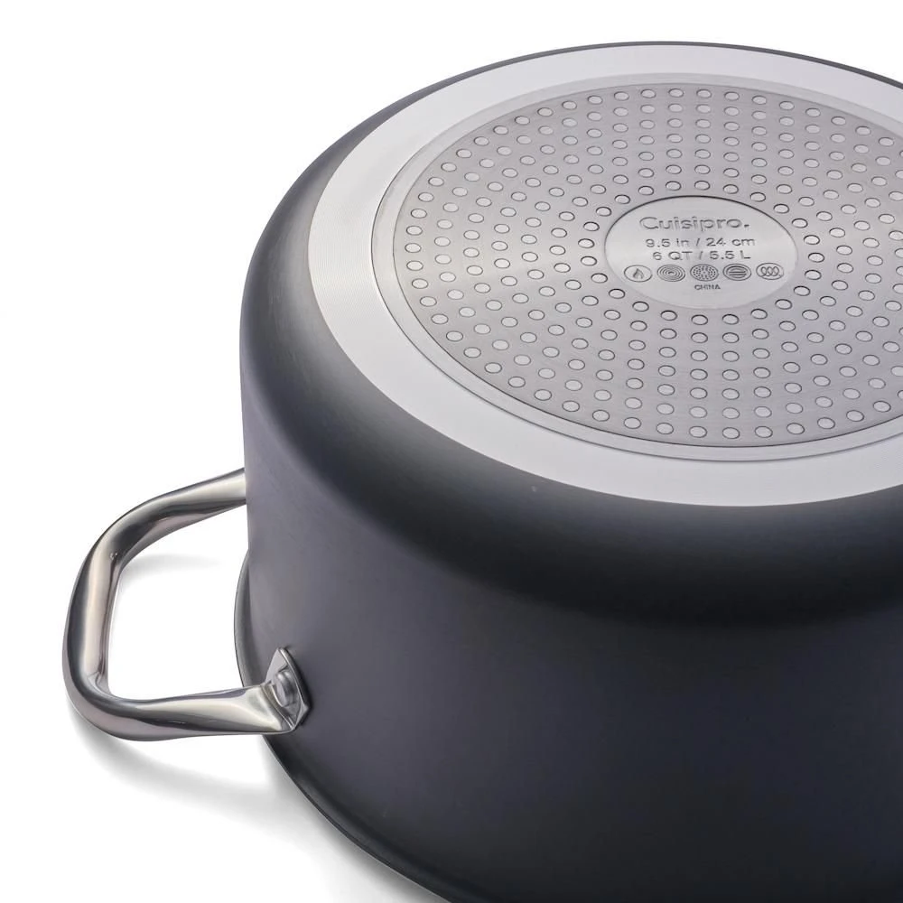 Cuisipro Easy-Release Hard Anodized Stock Pot | 6 Qt. - Image 3