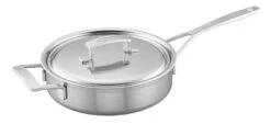 Demeyere Industry 3 Quart 5-Ply Stainless Steel Saute Pan