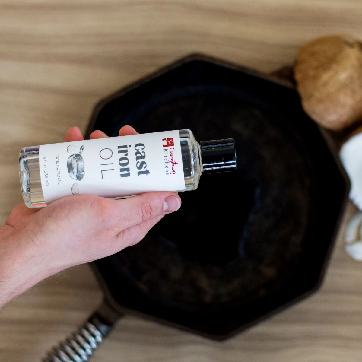 Everything Kitchens All-Natural Cast Iron Oil - Image 2