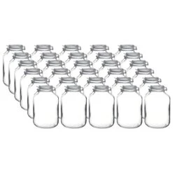 Bormioli Rocco 5L Swing Top Fido Glass Jars | 30-pack