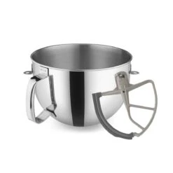 KitchenAid 7-Quart Stainless Steel Bowl + Flex Edge Beater | Fits 7-Quart KitchenAid Bowl-LiftMixers
