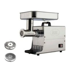 LEM Big Bite Meat Grinder #5 With Premium Salvinox 1/8" And 1/4" Grinder Plates