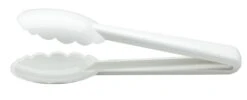 Mercer Culinary Hell's Tools High-Heat 9.5" Utility Tongs | White