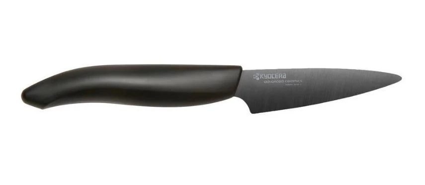 Kyocera Knives 3" Ceramic Paring Knife - Black
