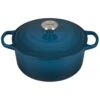 Le Creuset 4.5 Qt. Round Signature Dutch Oven With Stainless Steel Knob | Deep Teal