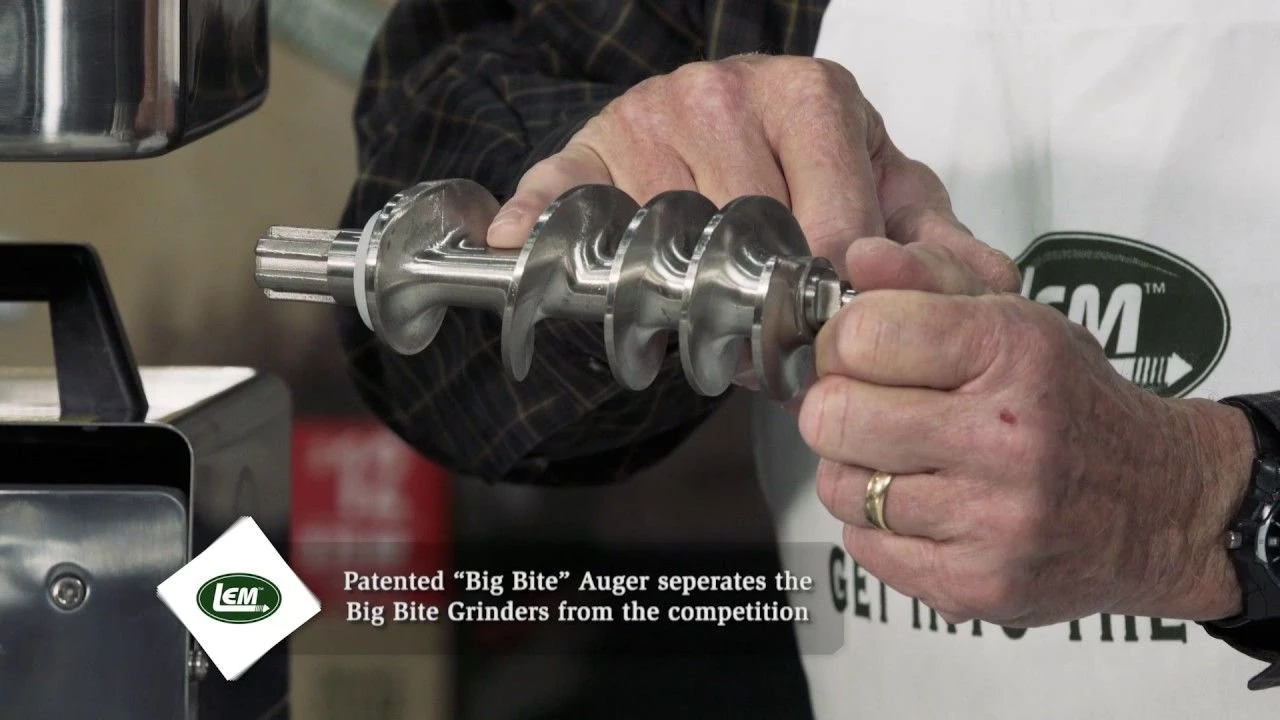 LEM Big Bite Meat Grinder #12 With 1/8" And 1/4" Grinder Plates - Image 5