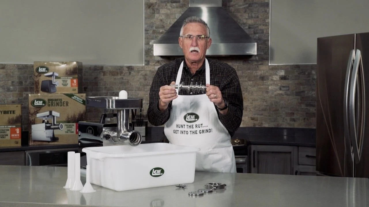 LEM Big Bite Meat Grinder #12 With 1/8" And 1/4" Grinder Plates - Image 6