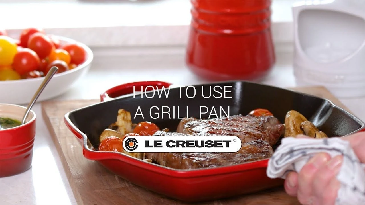 Le Creuset 9.5" Square Signature Enameled Cast Iron Grill Pan | Caribbean Blue - Image 6