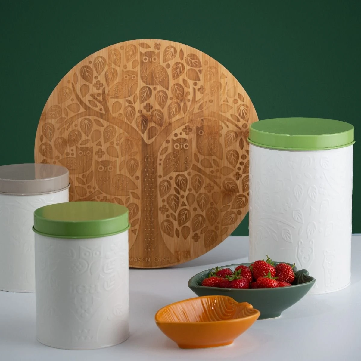 Mason Cash In The Forest Leaf Dishes | Set Of 3 - Image 4