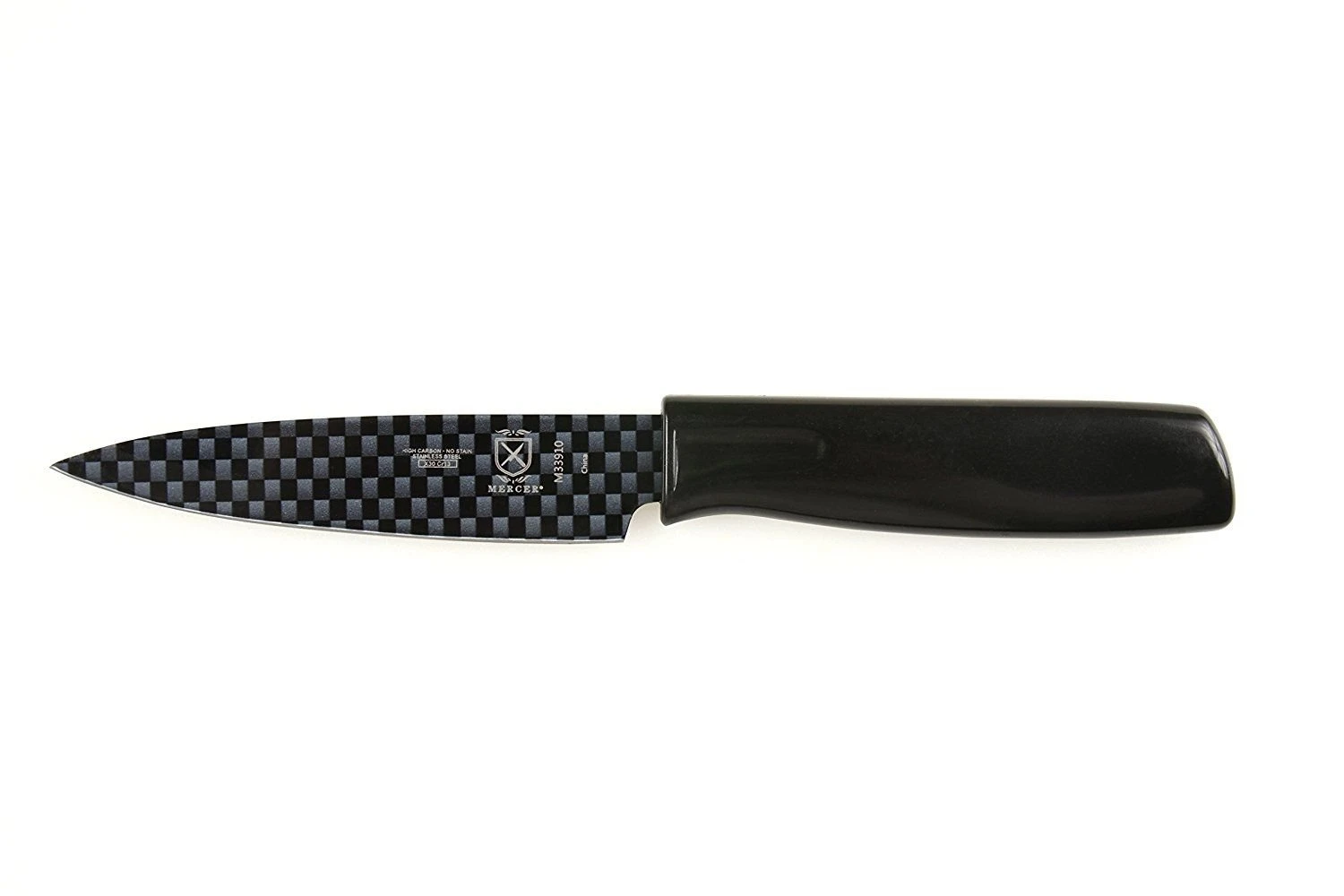 Mercer Culinary Nonstick 4" Paring Knife With Sheath - Black