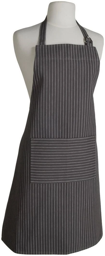 Now Designs By Danica Basic Apron | Granite Pinstripe