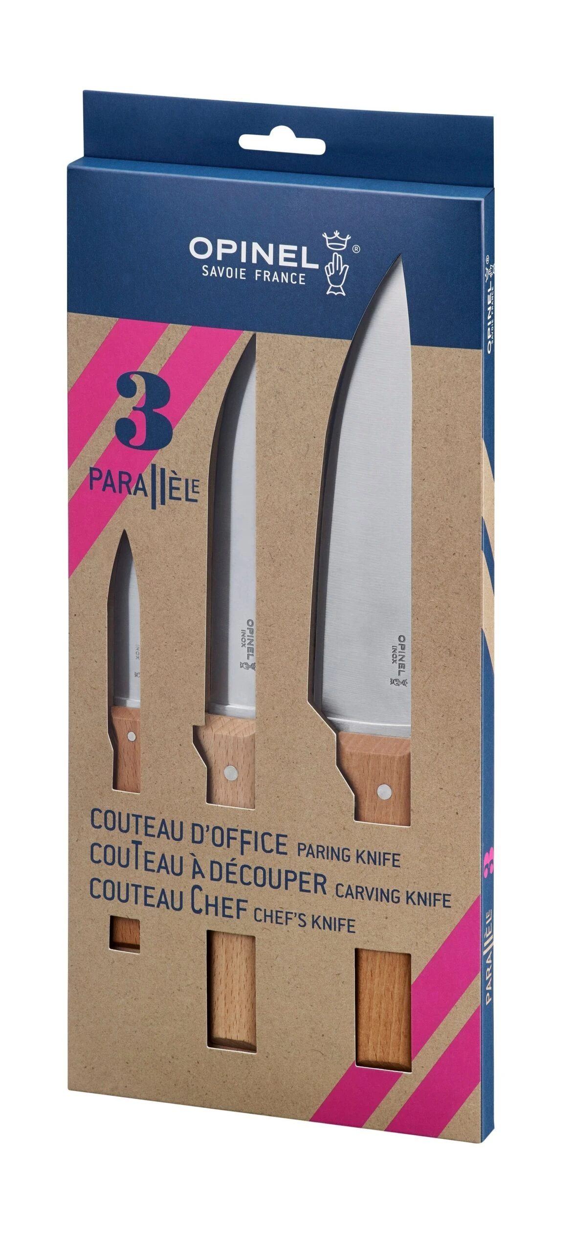 Opinel Trio Box Knife Set