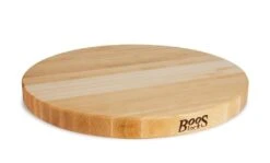John Boos - 18" Round Cutting Board - Edge Grain - Maple