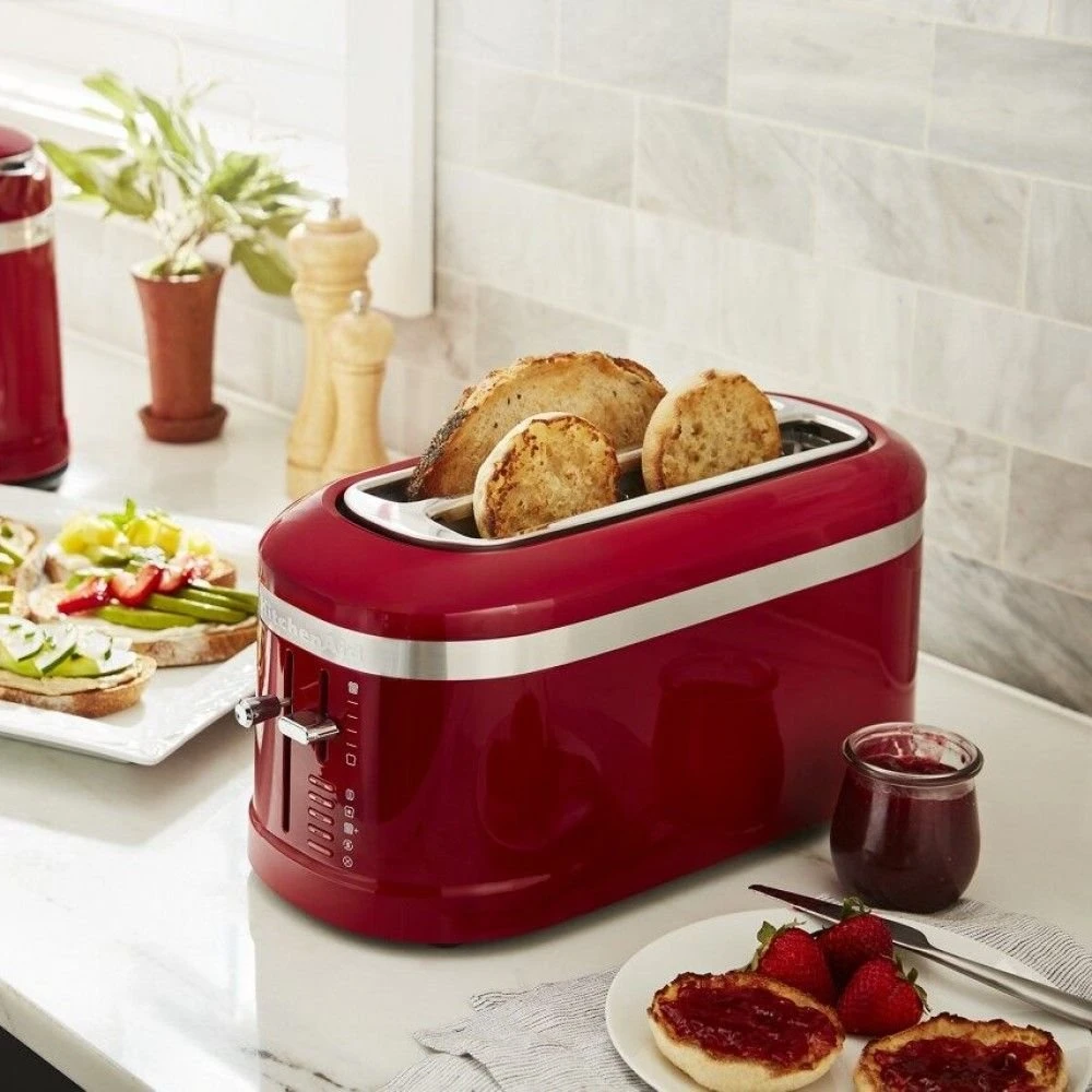 KitchenAid 4-Slice Long Slot Toaster With High-Lift Lever | Empire Red - Image 2