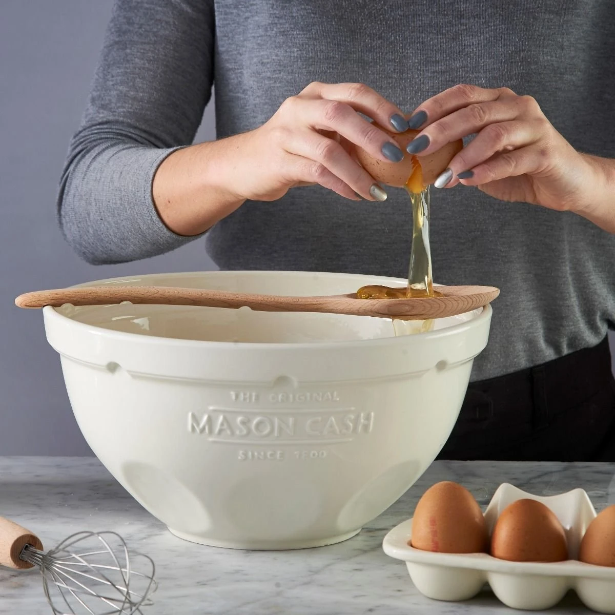 Mason Cash Innovative Kitchen Grip Stand 5.28 Qt Mixing Bowl - Image 6