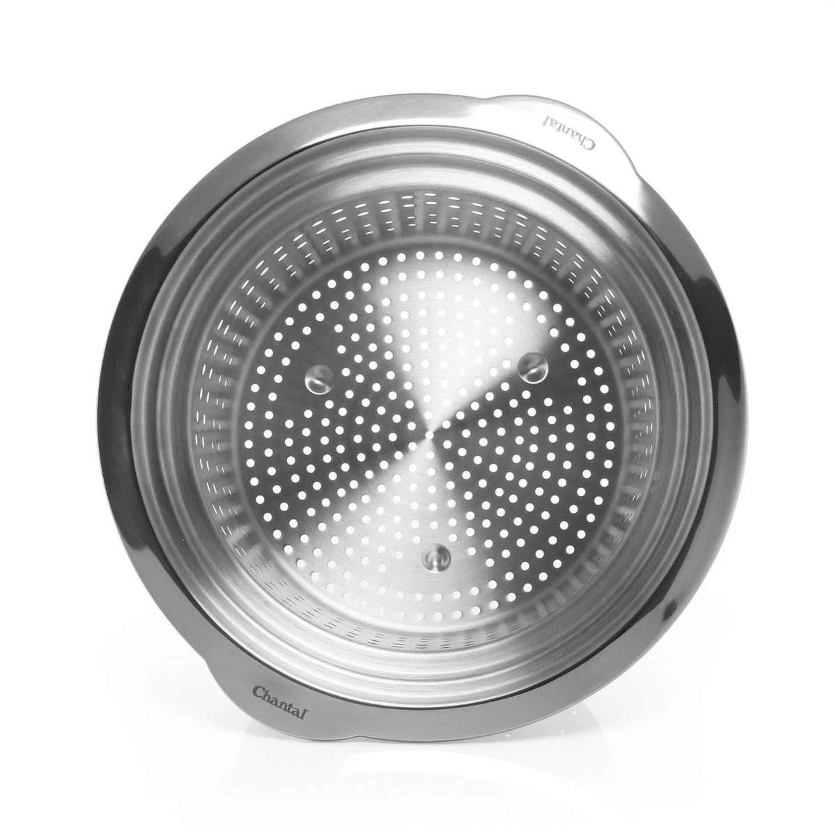 Chantal Induction 21 Stock Pot With Pasta/Steamer Insert + Glass Lid | 8 Qt. - Image 7