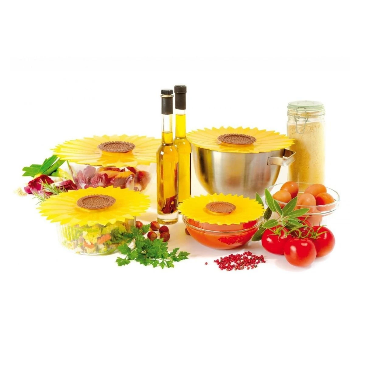 Charles Viancin Silicone Lid | Sunflower Gift Set (Set Of 4) - Image 2