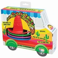 Sombrero Taco Holders - Set Of 4